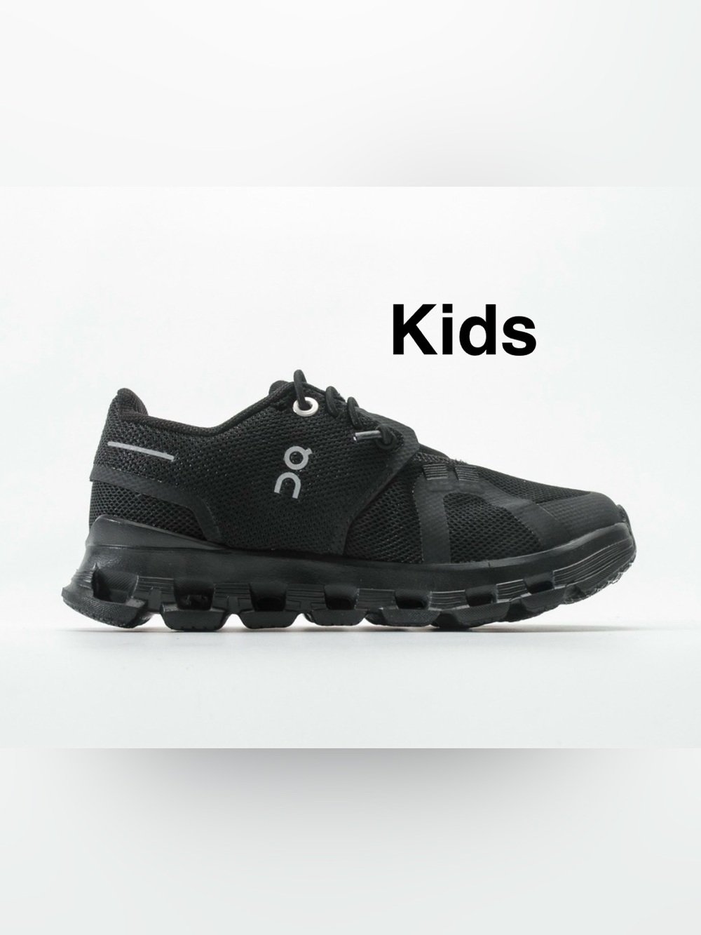 On Running Kids Cloud 6 Athletic Shoe All - Black
